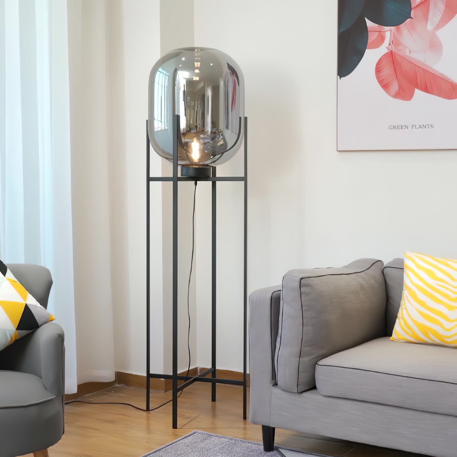 Postmodern Designer Glass Floor Lamp - Cueteks