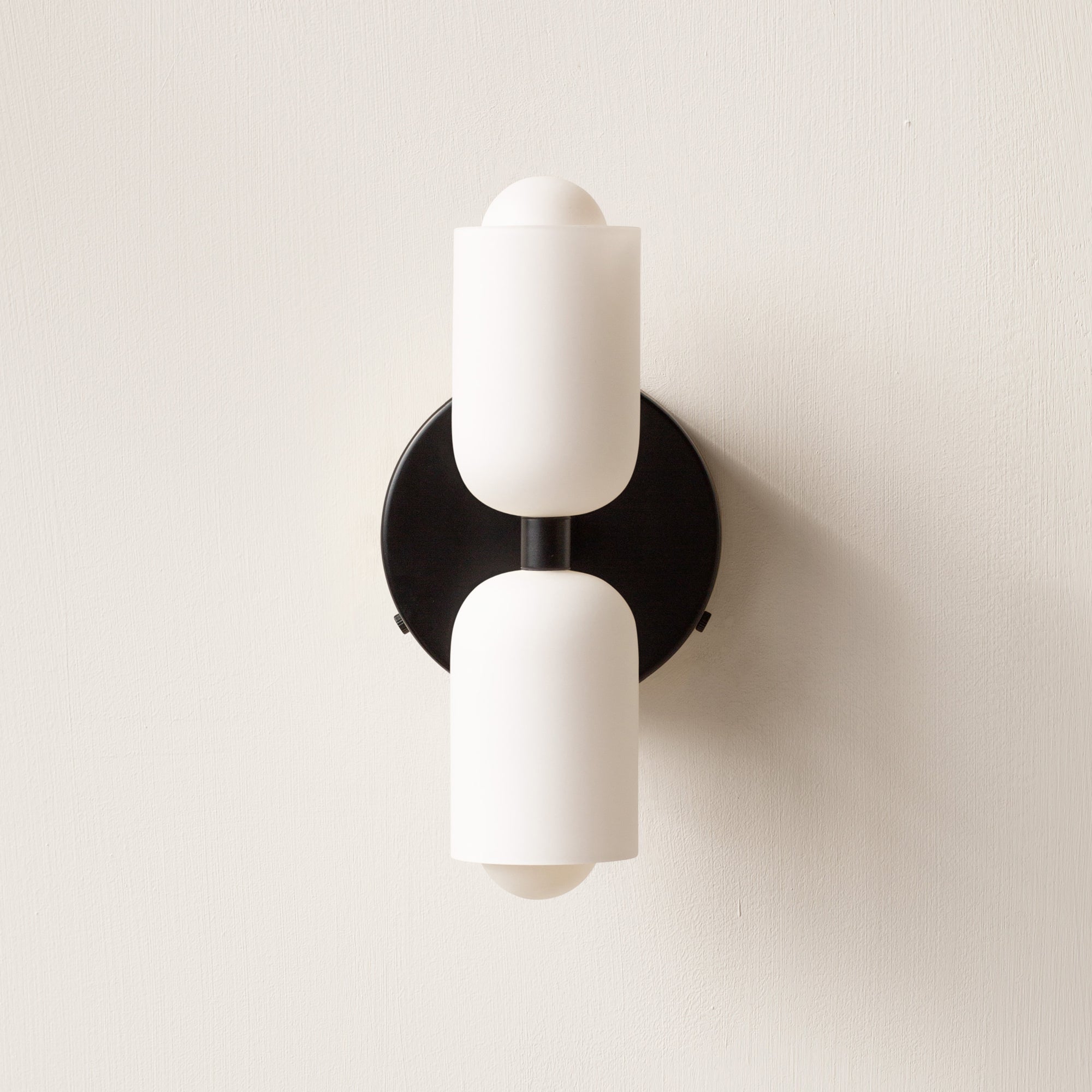 Modern Creamy Double Heads Wall Sconce - Cueteks