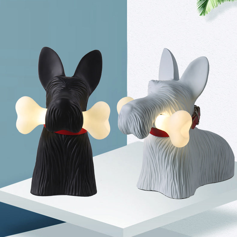 Modern Resin Cartoon Dog Table Lamp - Cueteks