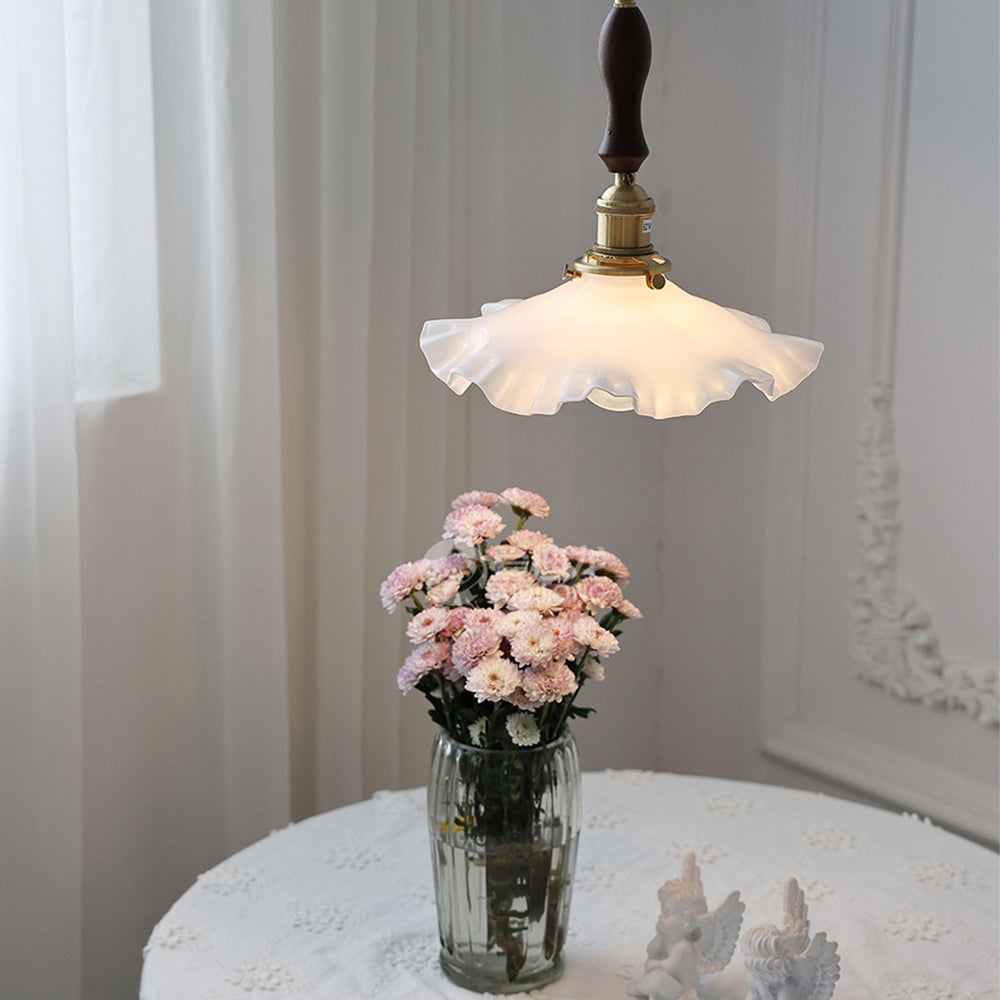 Nordic Kitchen Island Vintage Glass Hanging Light - Cueteks