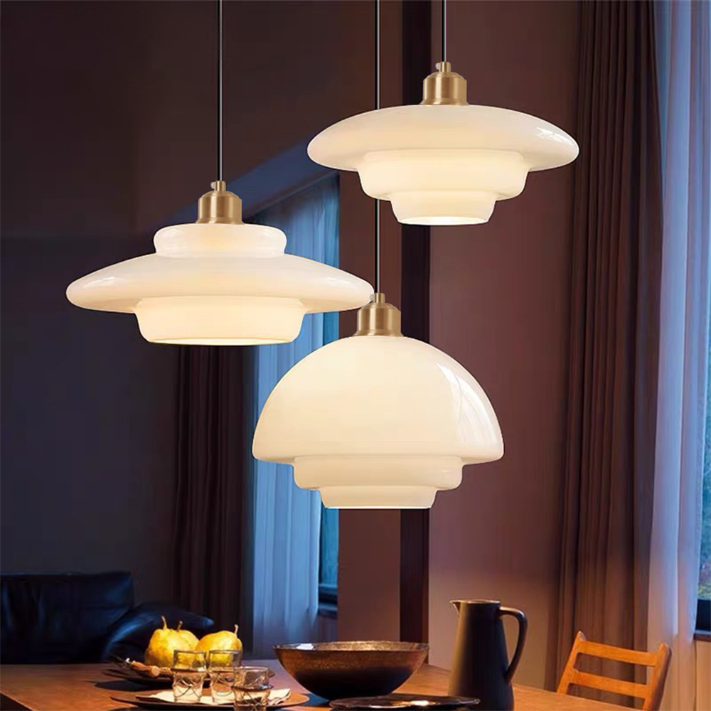 Nordic Minimalist Glass Pendant Light - Cueteks