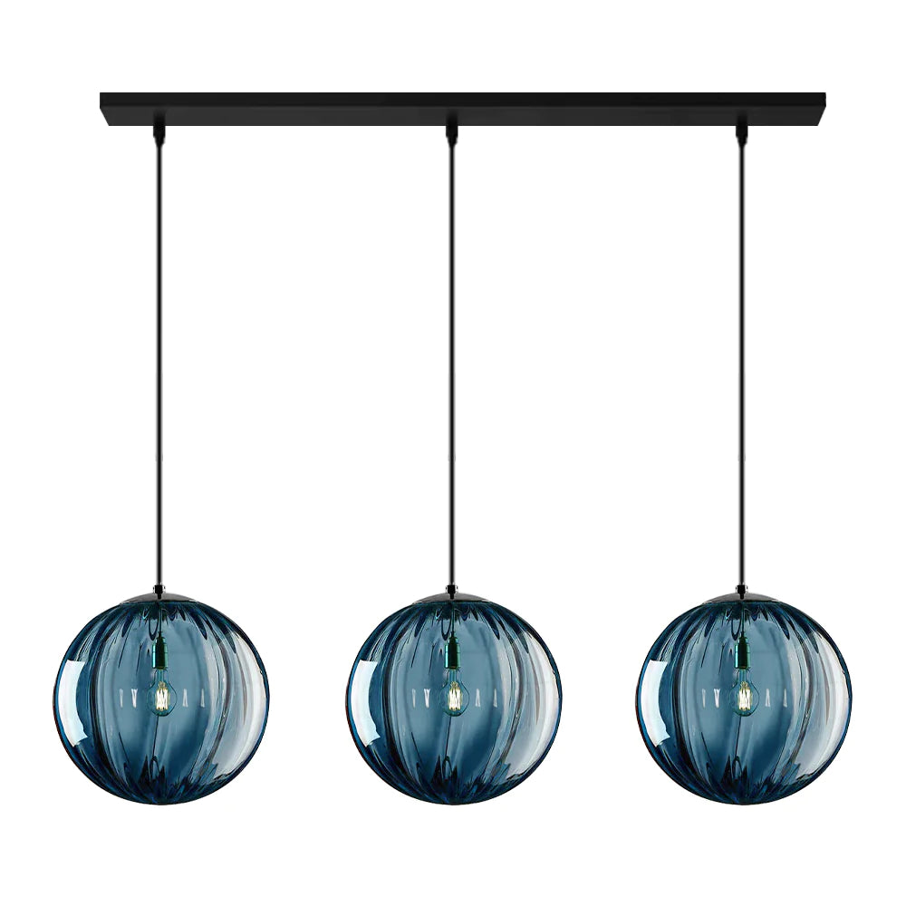 Modern Simple Round Glass Pendant Light - Cueteks