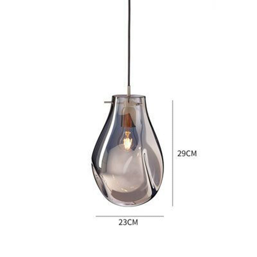 Handcrafted Irregular Shape Glass Pendant Lighting - Cueteks