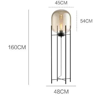 Postmodern Designer Glass Floor Lamp - Cueteks