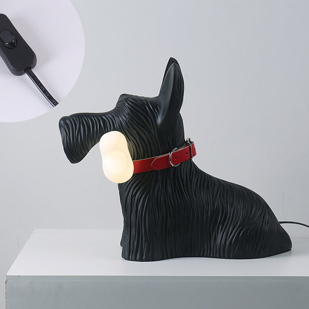 Modern Resin Cartoon Dog Table Lamp - Cueteks