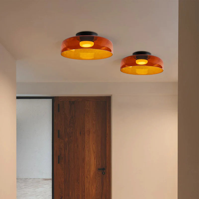 Nordic Designer Creative Personality Medieval Glass Ceiling Lamp - Cueteks