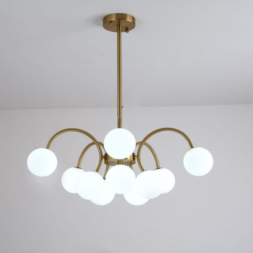 Modern Gold Sputnik Shape Chandelier - Cueteks