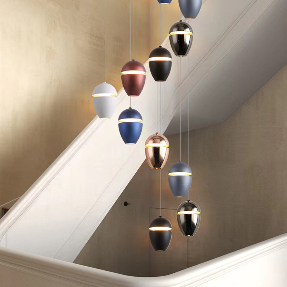 Simple Small 1-Light Bedside Pendant Light for Bedroom - Cueteks