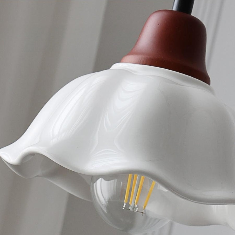 Decor Flower Ceramic  LED Hanging Light - Cueteks