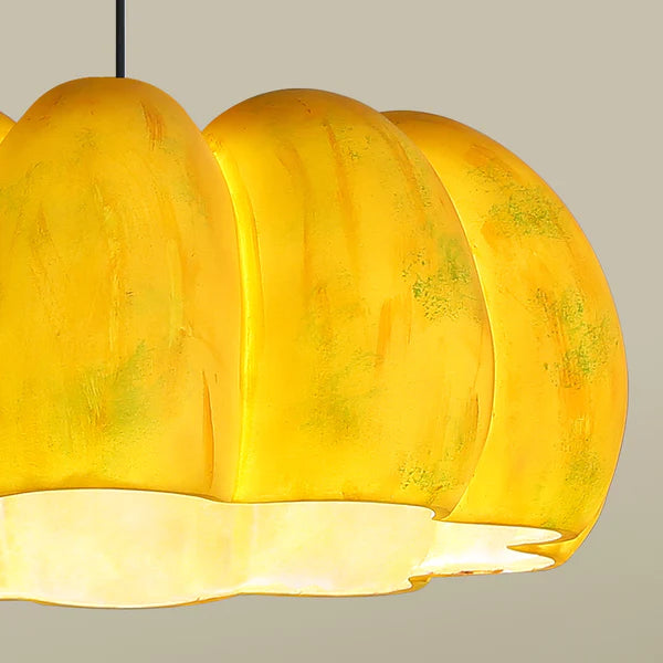 Eco-friendly Resin Pumpkin Pendant Light - Cueteks