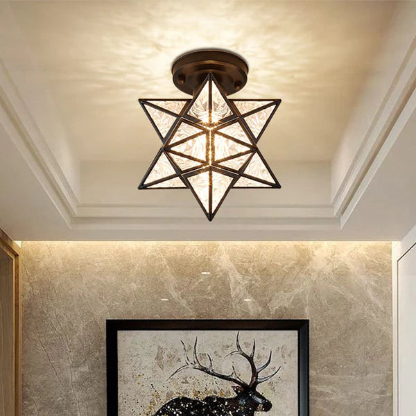 Creative Metal Star Ceiling Light - Cueteks