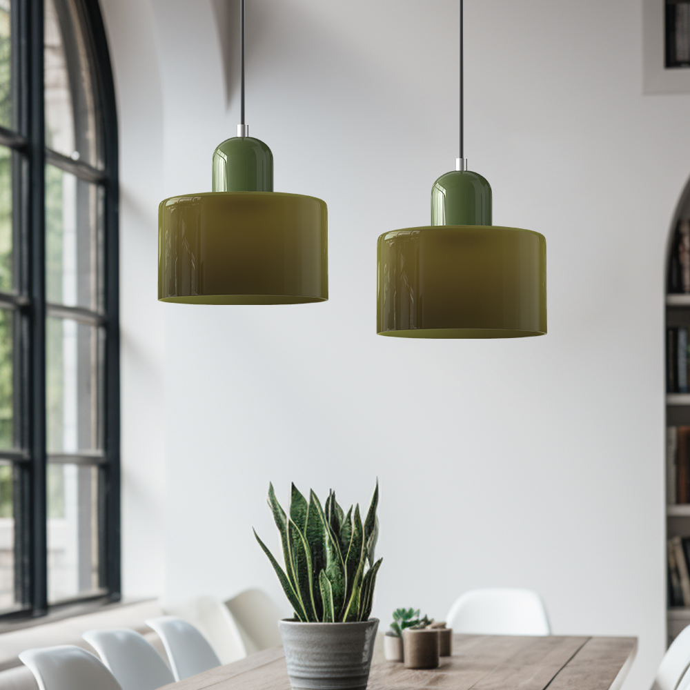 Bauhaus Creative Fresh Small Glass Pendant Light - Cueteks