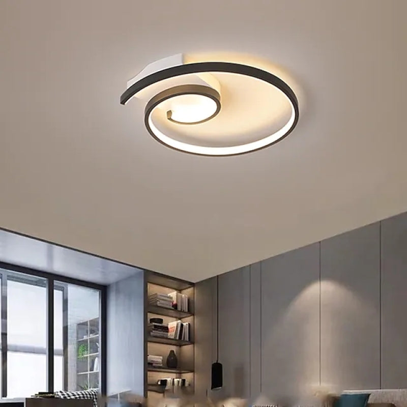 Lacey Spiral LED Deckenleuchte für Schlafzimmer, Kinderzimmer - Cueteks