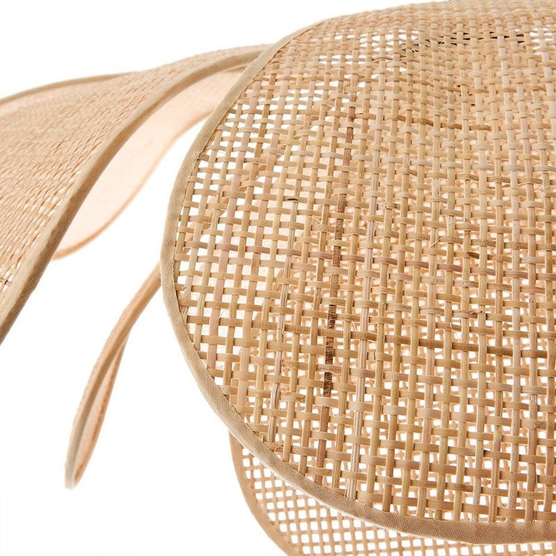 Rattan Petal Rustic Lamp Shade Pendant Light - Cueteks