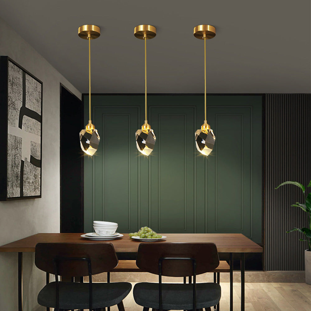 Creative Modern Crystal Gold Raindrop Chandelier - Cueteks