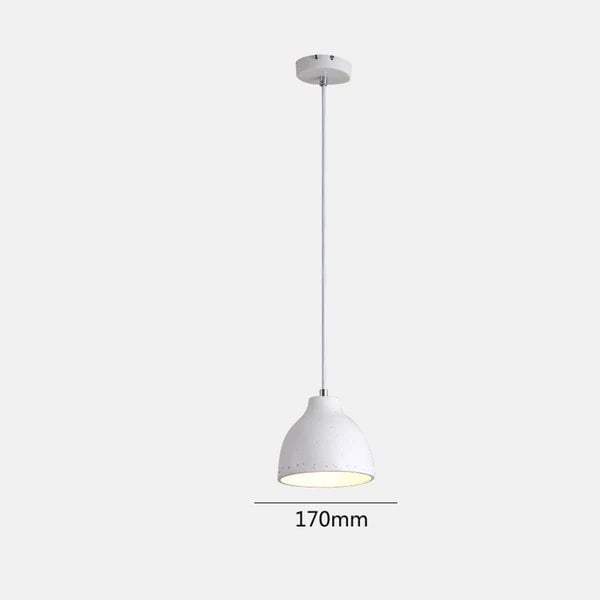 Resin Bowl Pendant Lamp Rustic Pendant Lighting - Cueteks