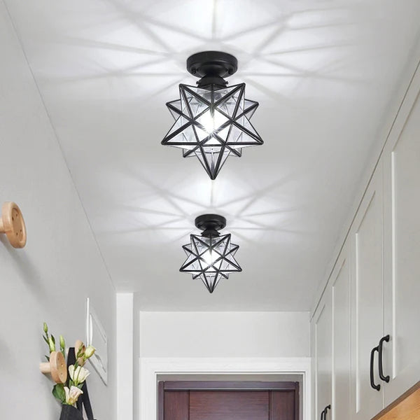 Creative Metal Star Ceiling Light - Cueteks
