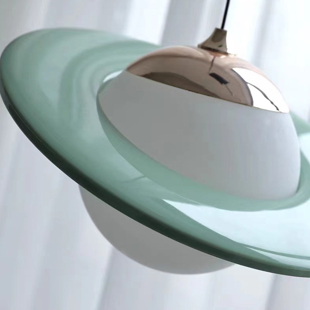 Creative Colorful Planet Glass Pendant Light - Cueteks