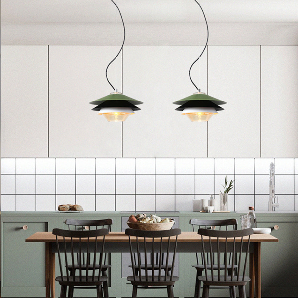 Nordic Iron Suspension Fixture Hanging Pendant Light - Cueteks