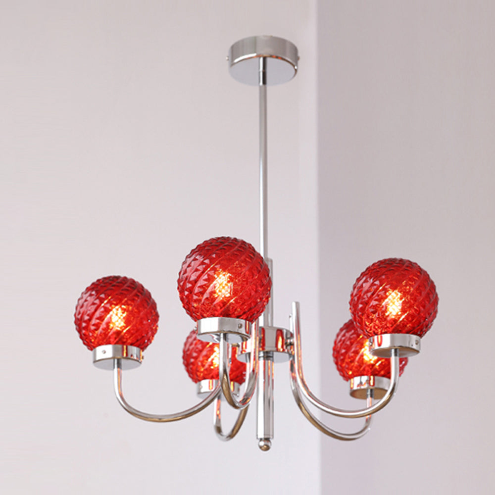 Light Luxury Glass Ball Bedroom Chandeliers - Cueteks