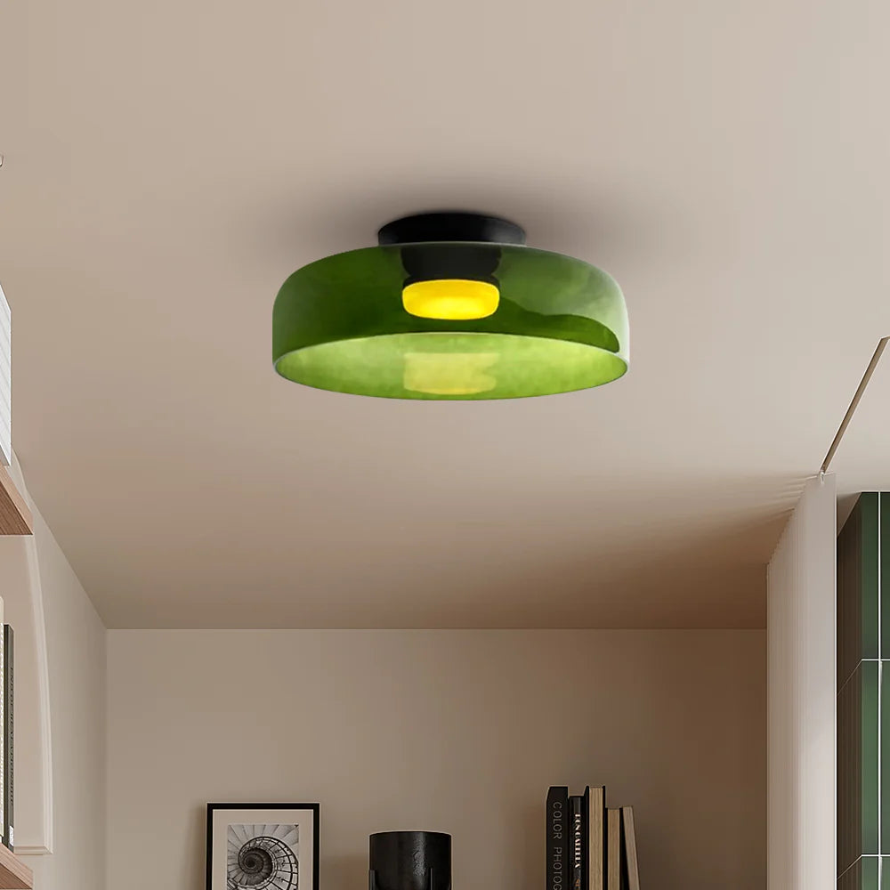 Nordic Designer Creative Personality Medieval Glass Ceiling Lamp - Cueteks