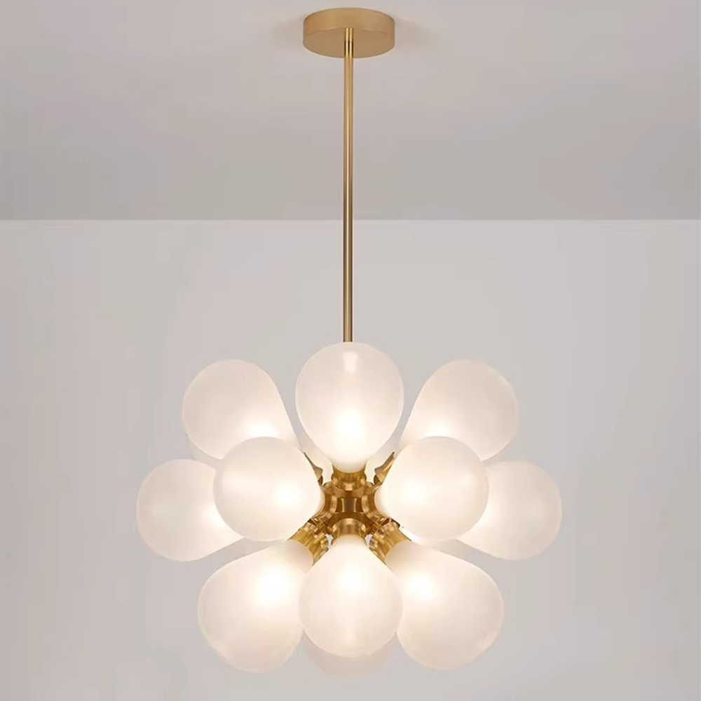 Design Bubble Glass Globe Sputnik Chandelier for Dining Room - Cueteks