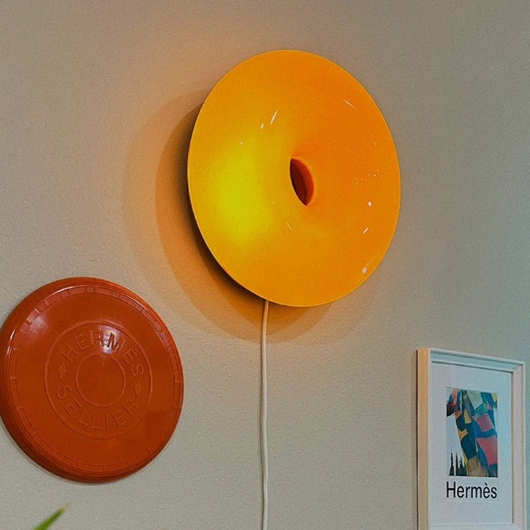 Donut Wall Lamp Glass  Wall Light Wall Sconces - Cueteks