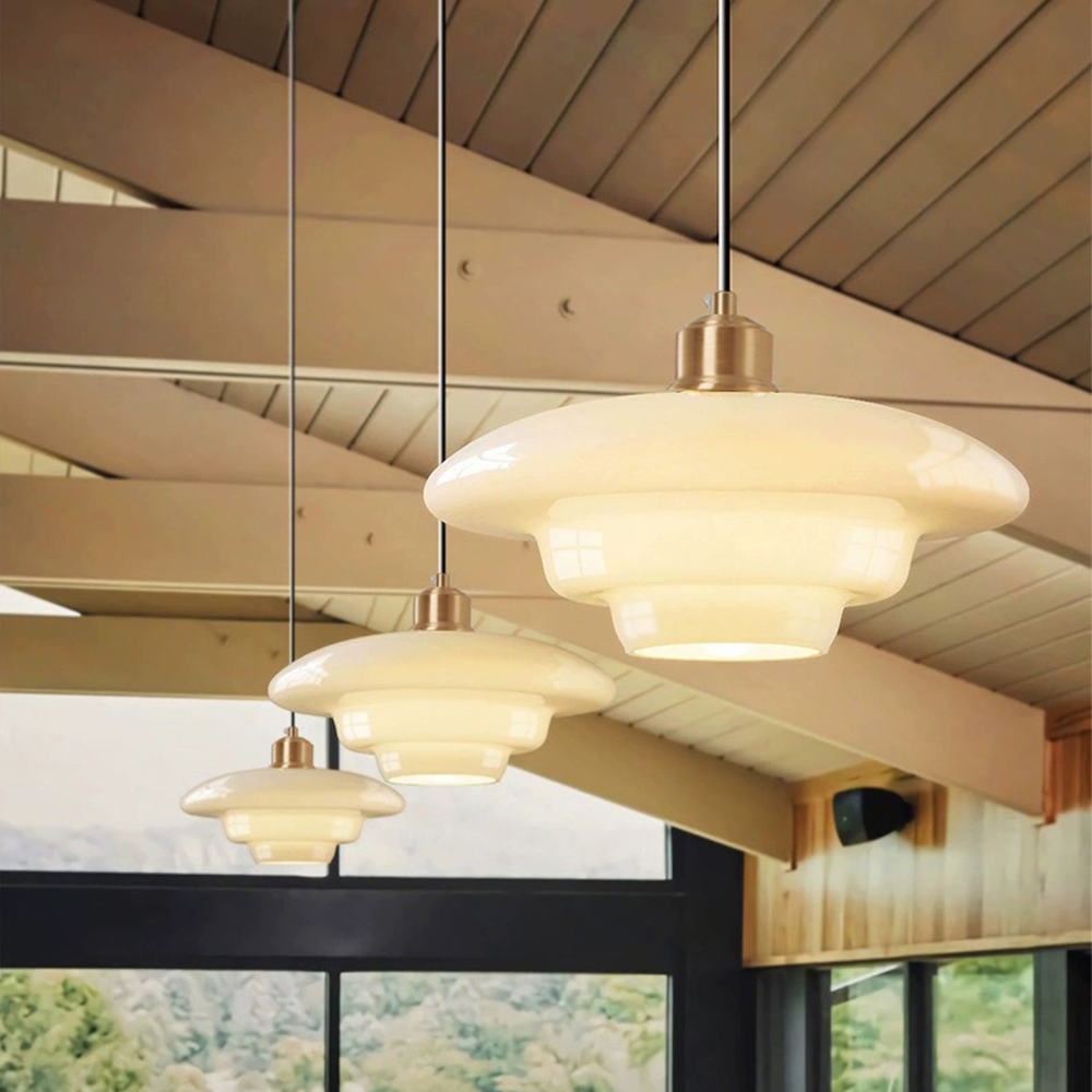 Nordic Minimalist Glass Pendant Light - Cueteks