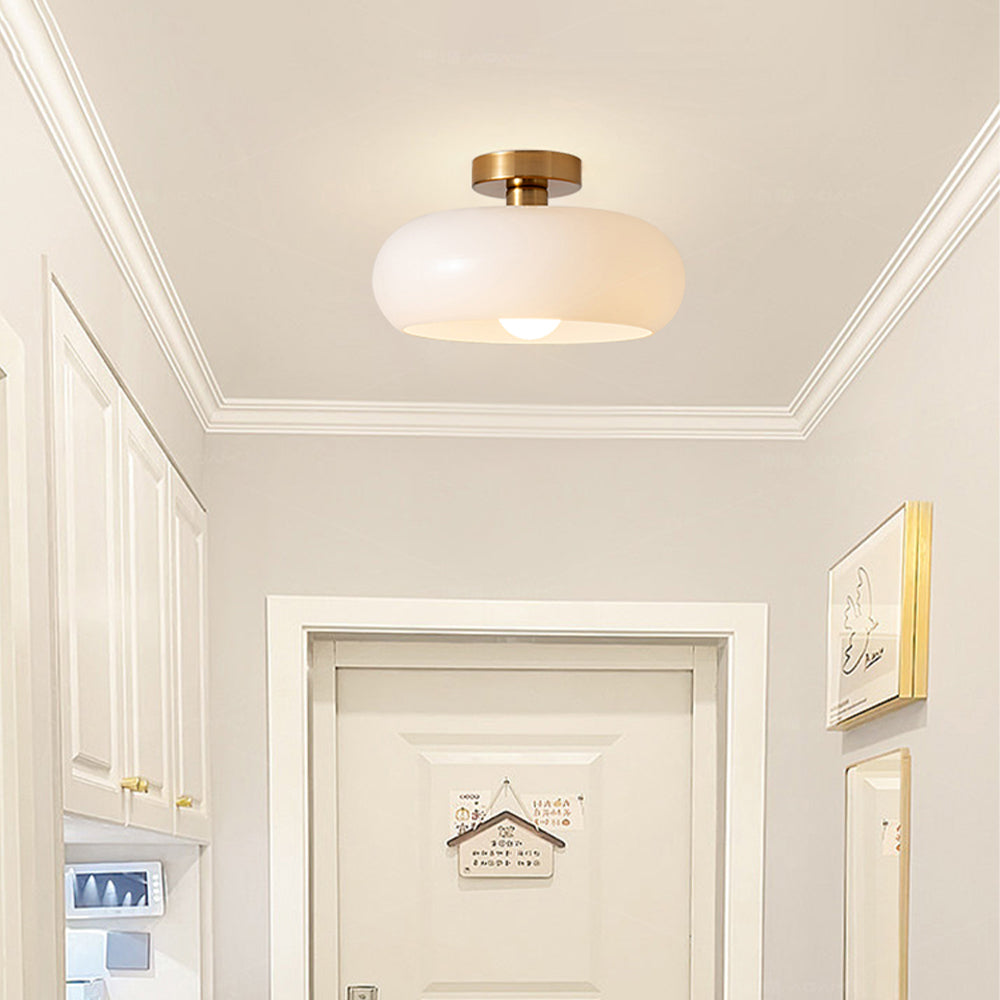 Vintage Round Glass Ceiling Lights - Cueteks