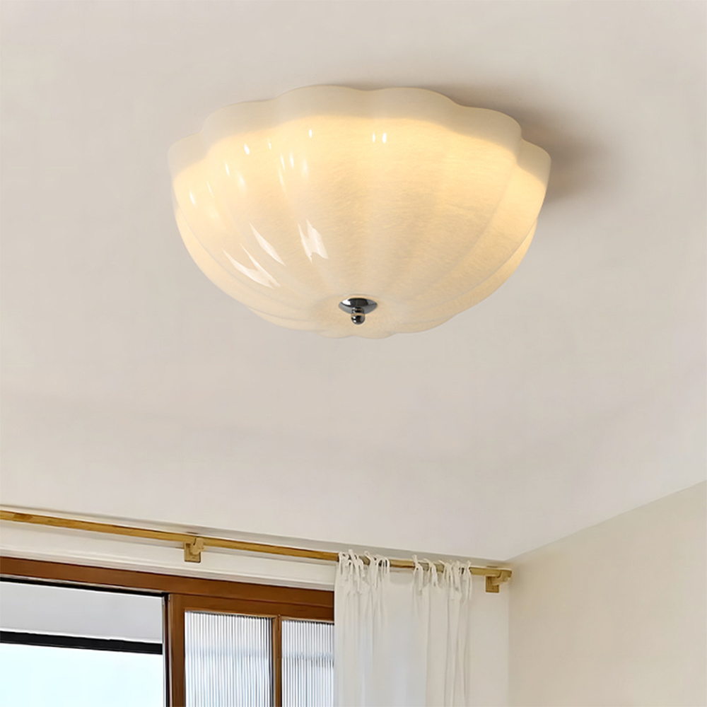 Simple French Retro LED Ceiling Lamp - Cueteks