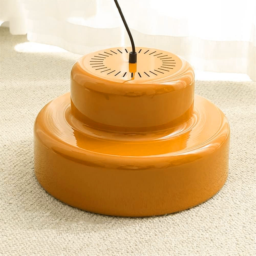 Bauhaus Vintage Orange Warm Pendant Light For Dining Room - Cueteks
