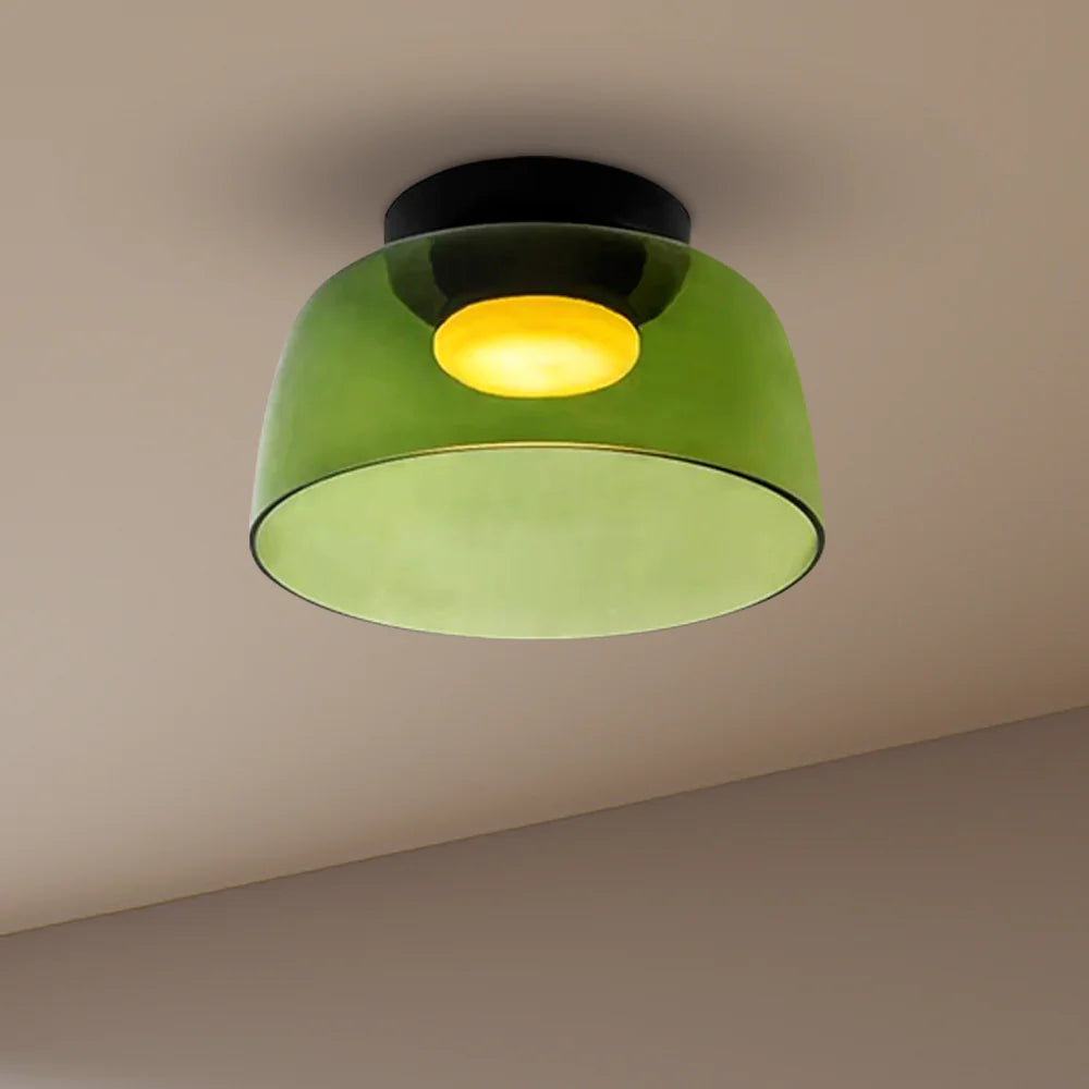 Nordic Designer Creative Personality Medieval Glass Ceiling Lamp - Cueteks