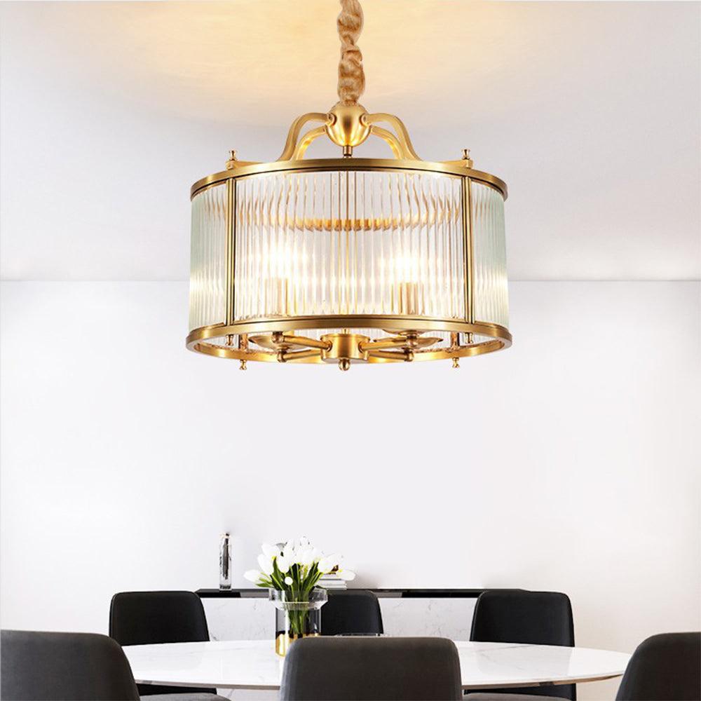 Modern Light Luxury Simple Glass Hanging Light - Cueteks