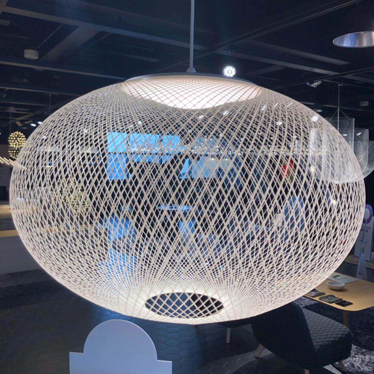 Metallic Meshwork Pendant Lamp - Cueteks