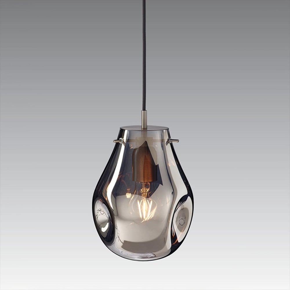 Handcrafted Irregular Shape Glass Pendant Lighting - Cueteks