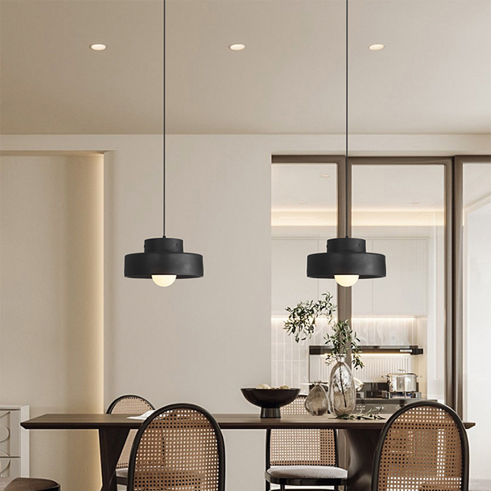 Nordic Geometric Cylindrical Pendant Lighting - Cueteks