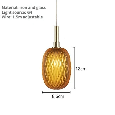 Design Stained Glass Ball Pendant Light - Cueteks