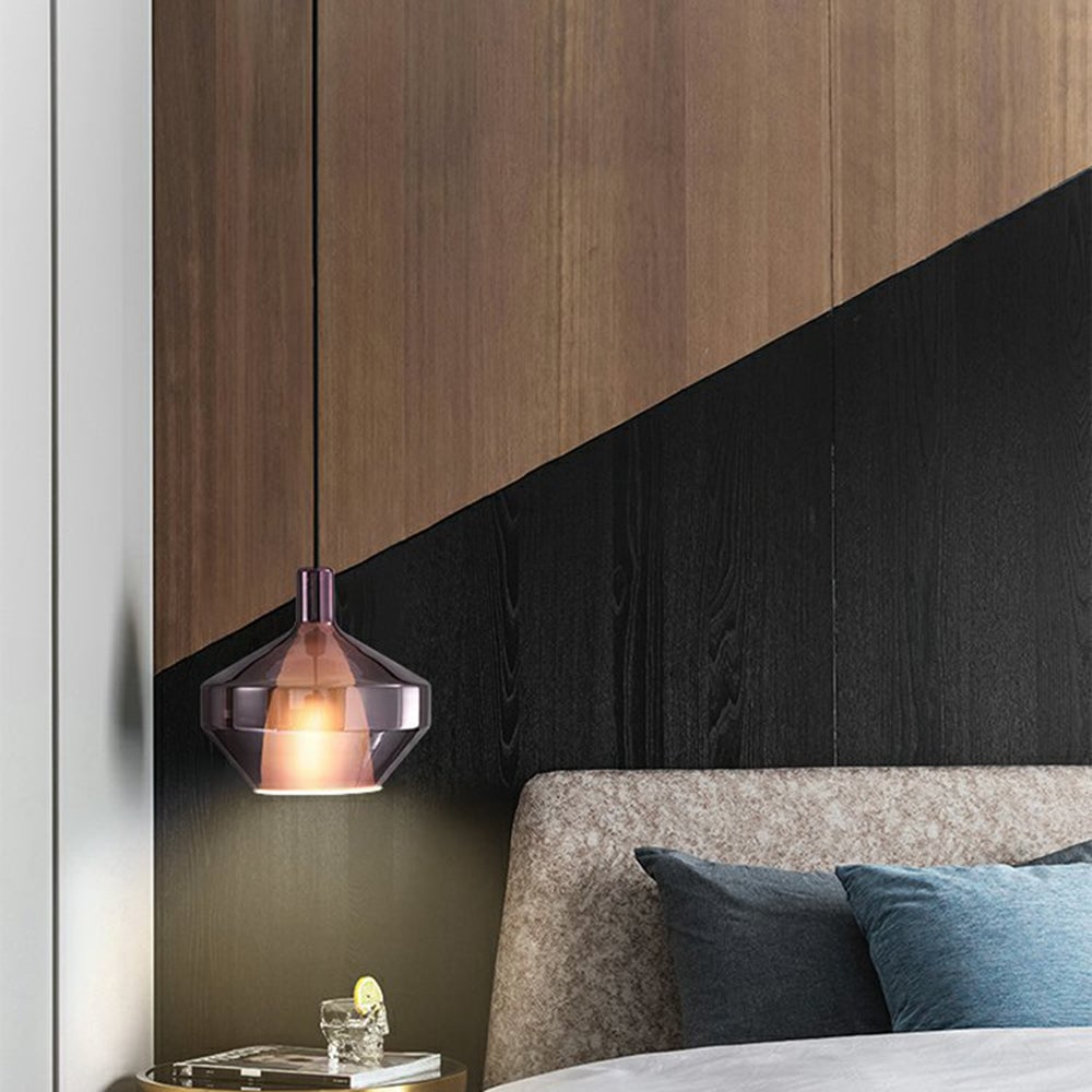 Modern Multicolored Glass Pendant Lamp for Dining - Cueteks