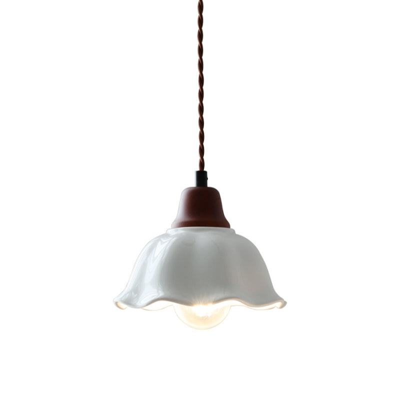 Decor Flower Ceramic  LED Hanging Light - Cueteks