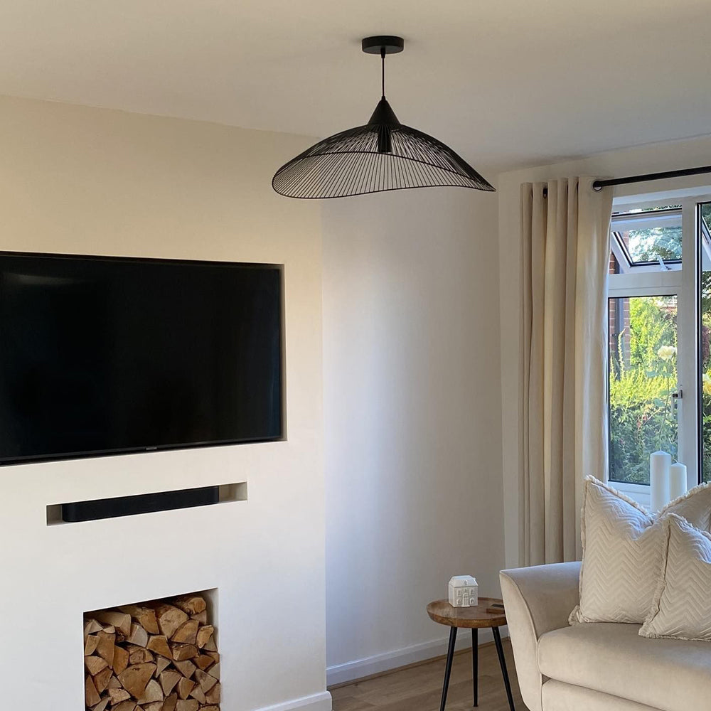 Modern Black Medium Ceiling Light Pendant Lights For Kitchen Island - Cueteks
