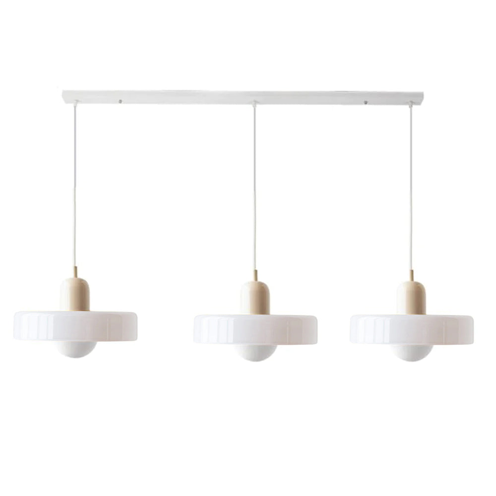 3 Heads Bauhaus Modern Simple Glass Pendant Light - Cueteks