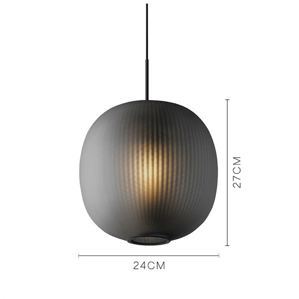 Retro Frosted Glass Lantern Pendant Light - Cueteks
