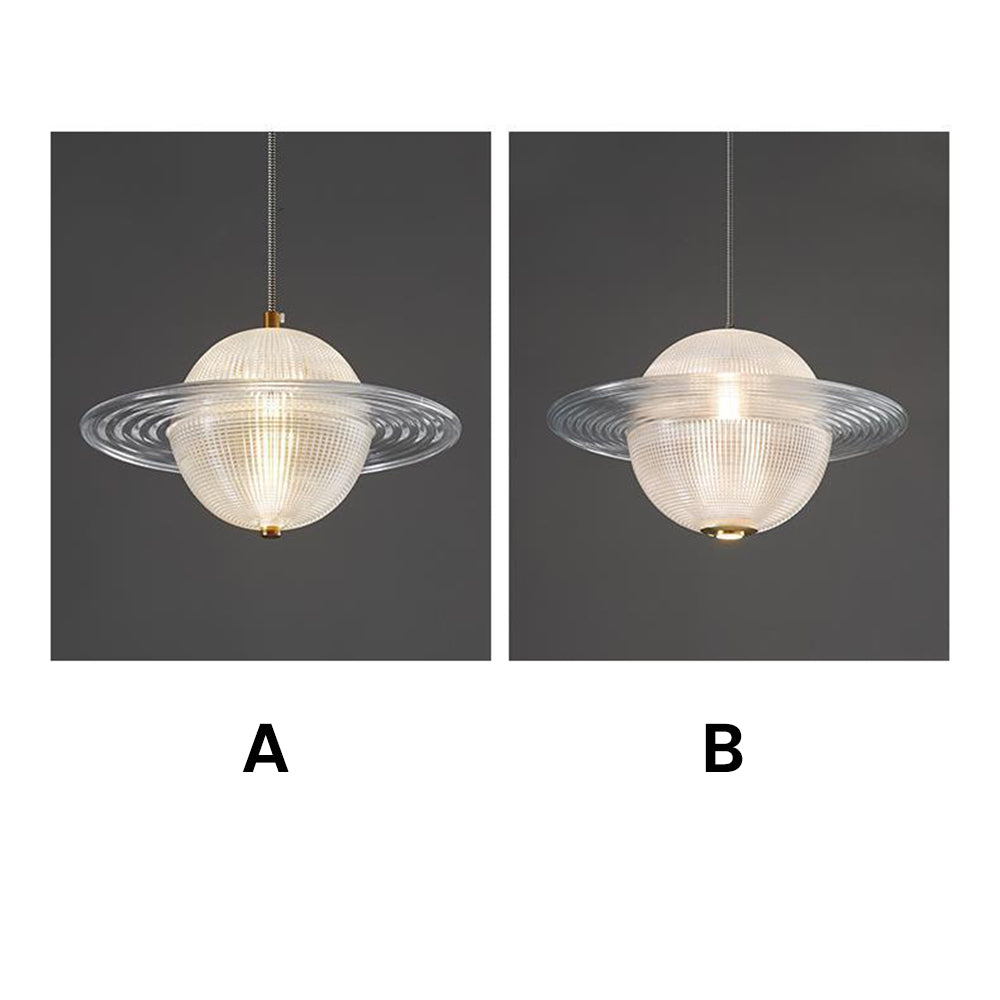 Creative Glass Planet Pendant Hanging Light - Cueteks