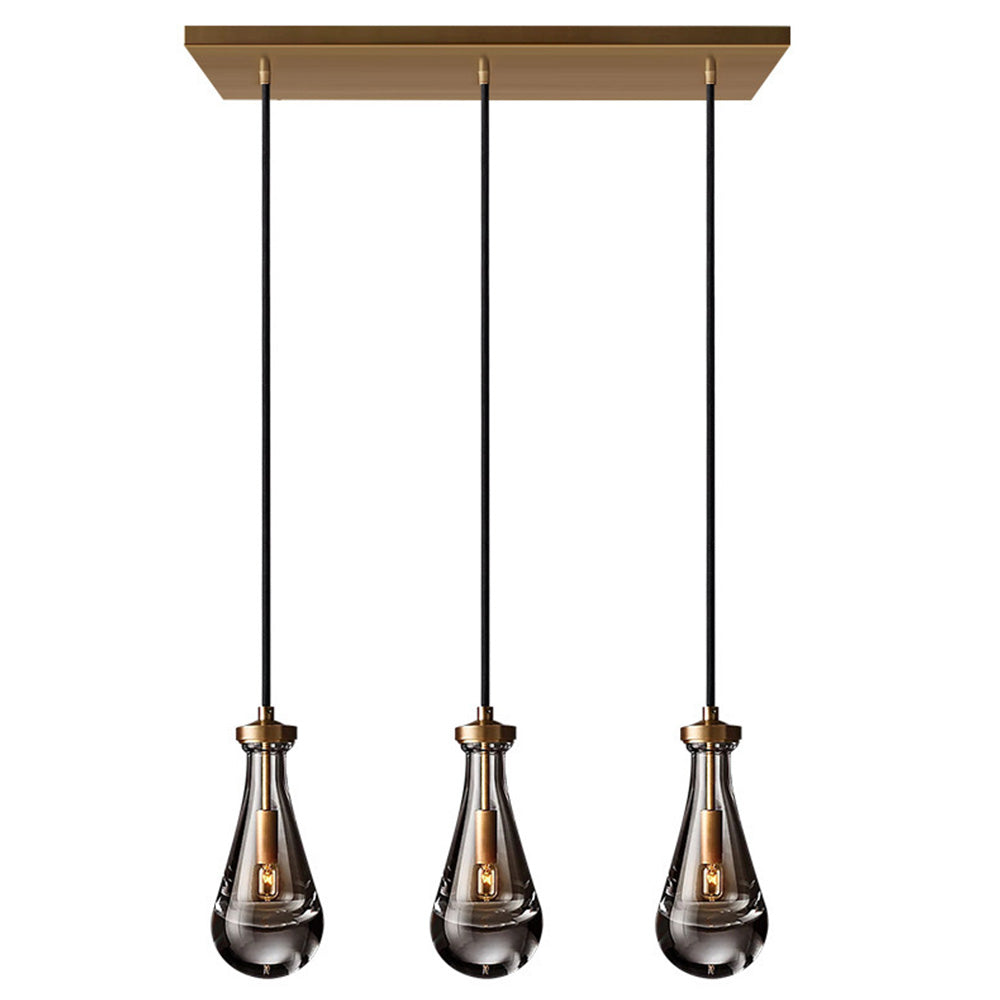 Modern Art Deco Raindrop Chandelier - Cueteks