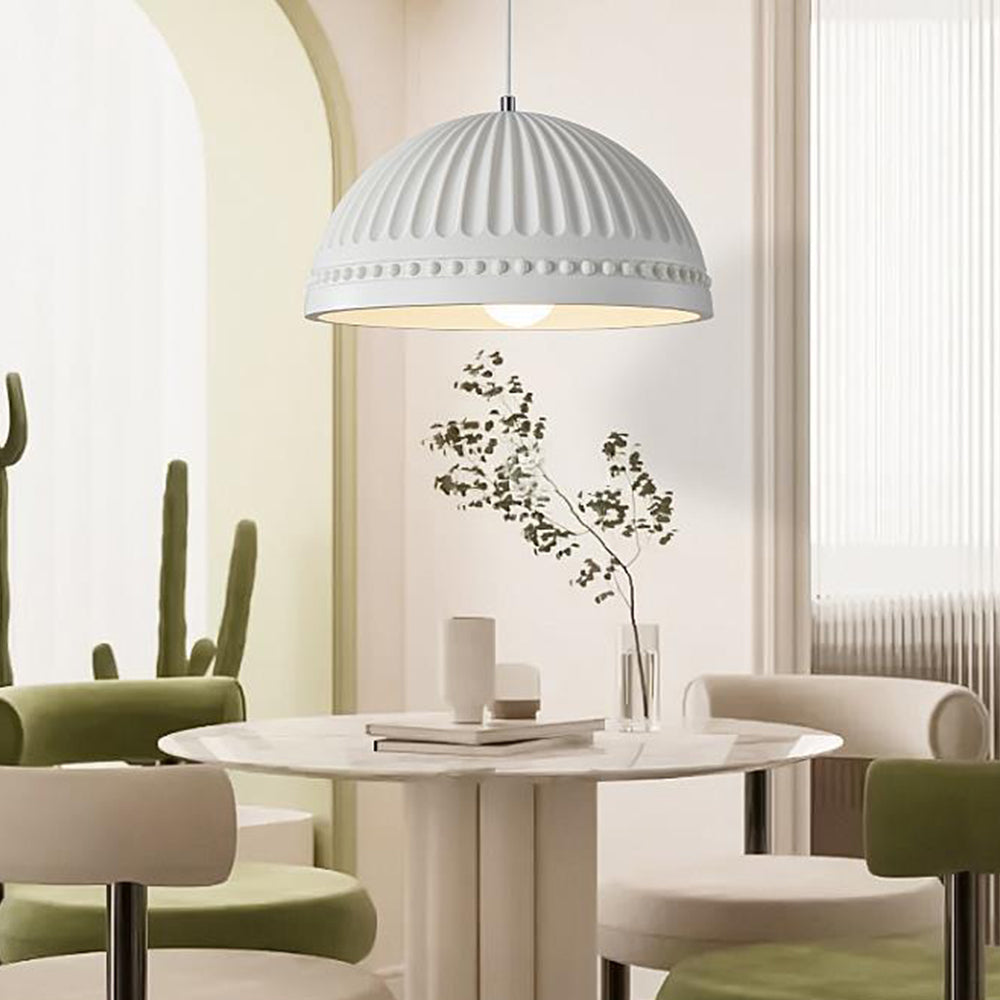 Cream Style Resin Creative Pendant Light - Cueteks