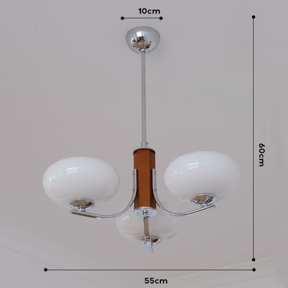 Medieval Bauhaus Solid Wood Chandelier - Cueteks