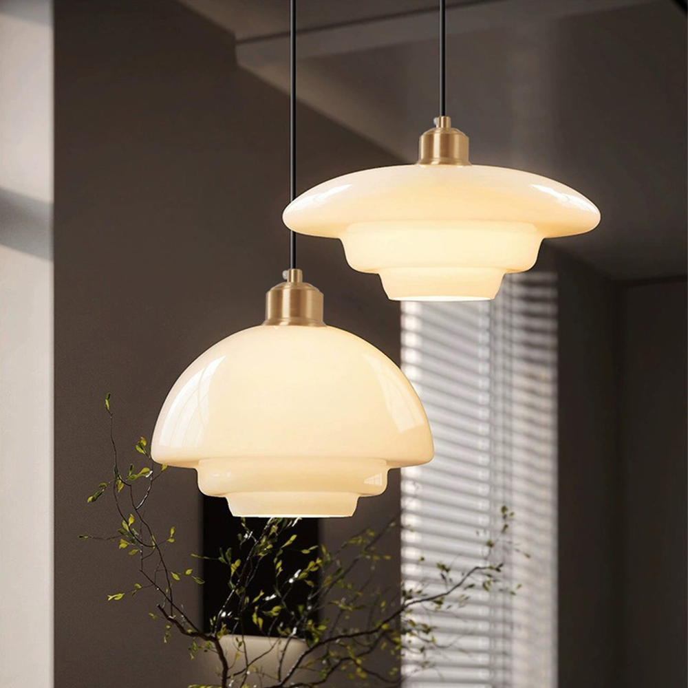Nordic Minimalist Glass Pendant Light - Cueteks