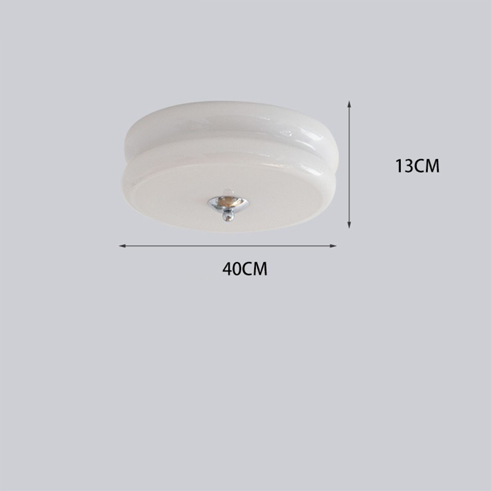 Art Deco Cream Cake Ceiling Light - Cueteks