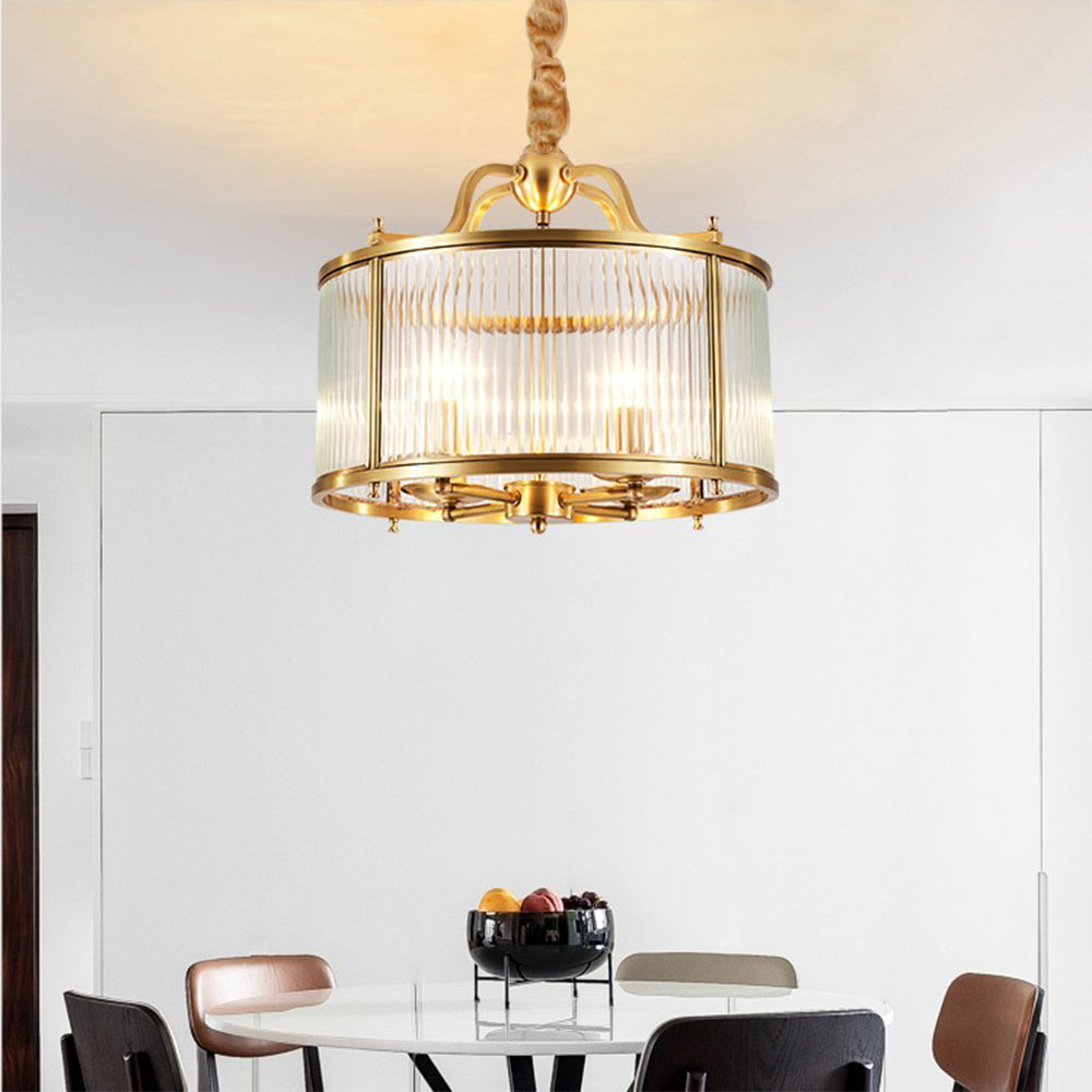 Modern Light Luxury Simple Glass Hanging Light - Cueteks