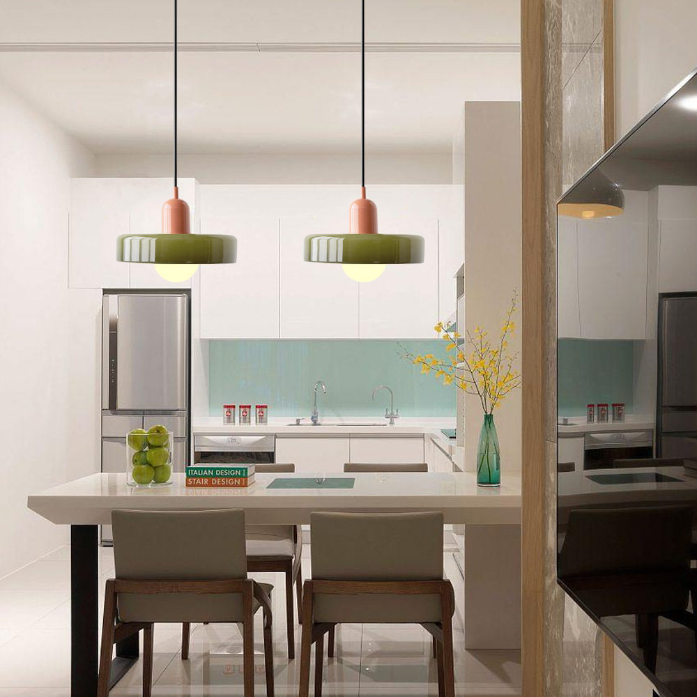 Modern Glass Pendant LED Light - Cueteks